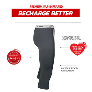 Invel® Therapeutic Men’s Inner Fit 3/4 Legging with Bioceramic MIG3® Far-Infrared Technology - Invel North America