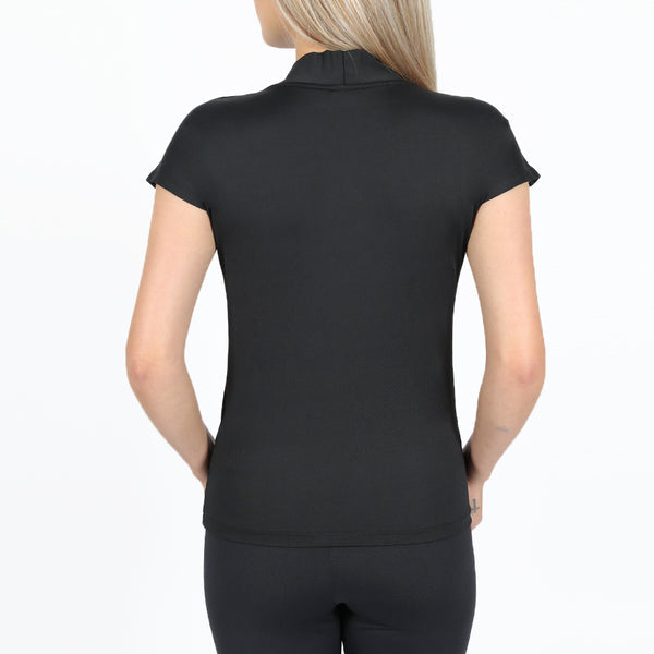 Invel® Women's Braided Blouse - Short Sleeve - Invel North America