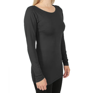 Invel® Active Basic T-Shirt - Women's Long Sleeve Radiance with Bioceramic MIG3® Far-Infrared Technology - Invel North America