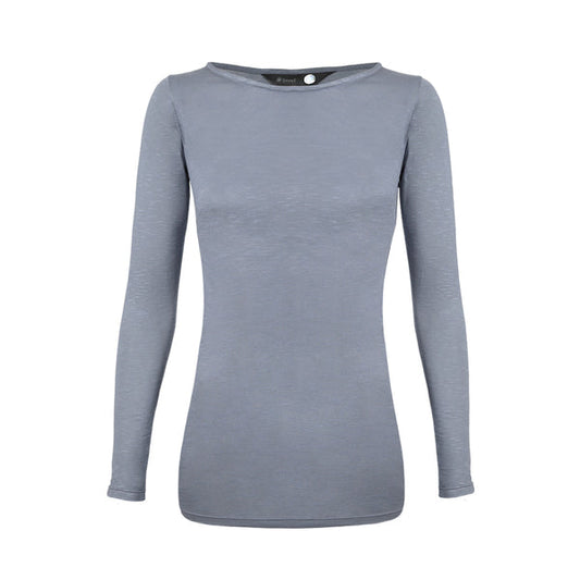 Invel® Active Basic T-Shirt - Women's Long Sleeve Radiance Extra Light with Bioceramic MIG3® Far-Infrared Technology - Invel North America