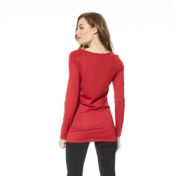 Invel® Active Basic T-Shirt - Women's Long Sleeve Radiance with Bioceramic MIG3® Far-Infrared Technology - Invel North America