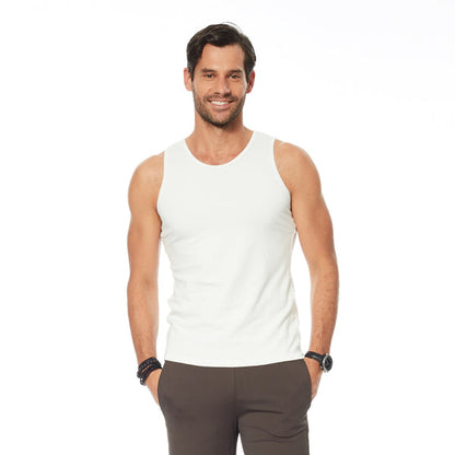 Invel® Active Tank Top Tropical Wear Basic - Men with Bioceramic MIG3® Far-Infrared Technology - Invel North America