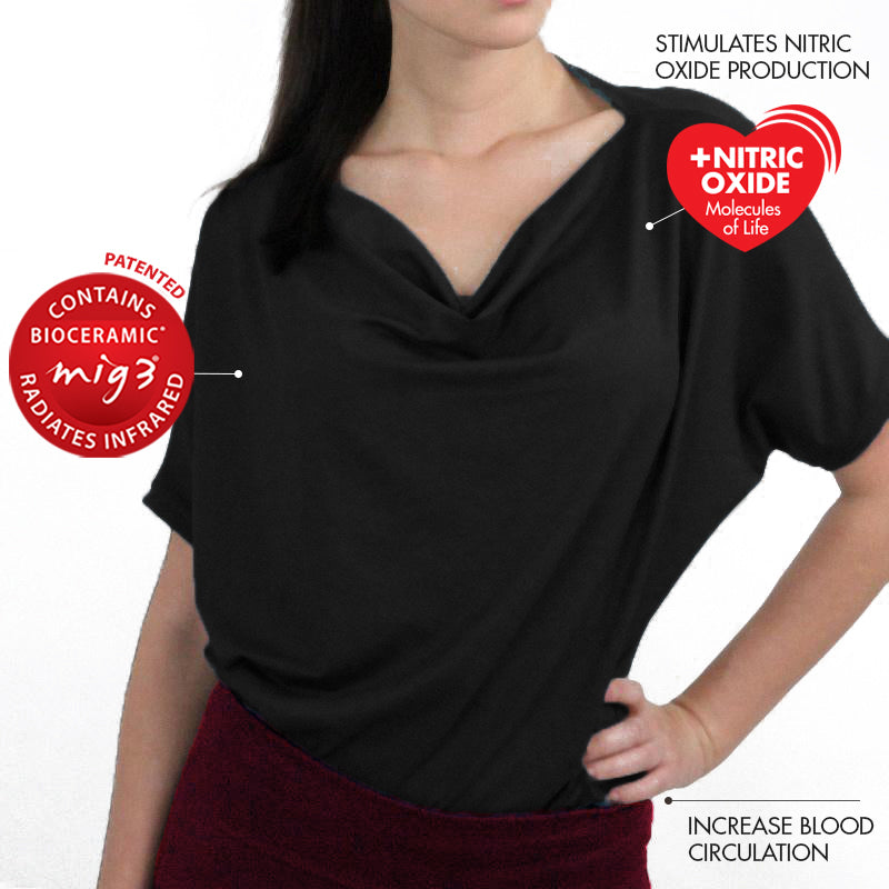 Invel®  Therapeutic "Balone" lounge Blouse with Bioceramic MIG3® Far-Infrared Technology - Invel North America