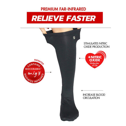 Invel Therapeutic Recharge Knee High Socks with Bioceramic MIG3 Far-Infrared Technology - Invel North America