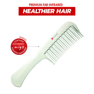 Invel Wide-Tooth Comb with Bioceramic MIG3 Far-Infrared Technology - Invel North America