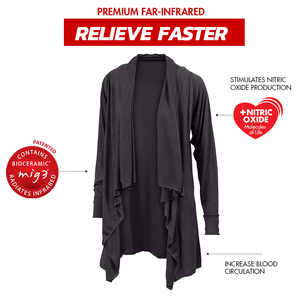 Far-Infrared Versatile Cardigan – Long-sleeve Women’s Infrared Cardigan - Invel North America