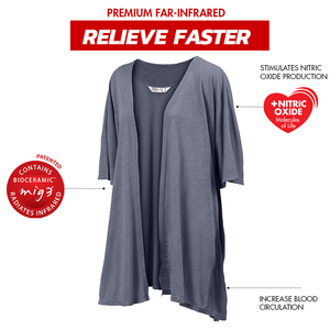 Invel's  Far-Infrared Cardigan - Far-Infrared Short-Sleeve Cardigan - Invel North America