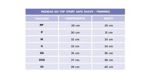 Top Invel® Active Sport Safe Shape - Feminino - Invel North America