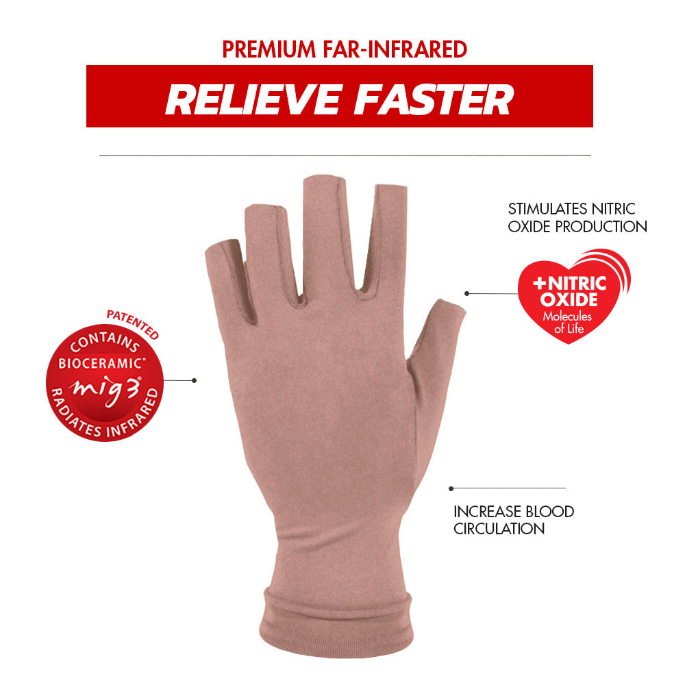 Invel® Therapeutic Relief Finger OTI Gloves with Bioceramic MIG3® Far-Infrared Technology - Invel North America