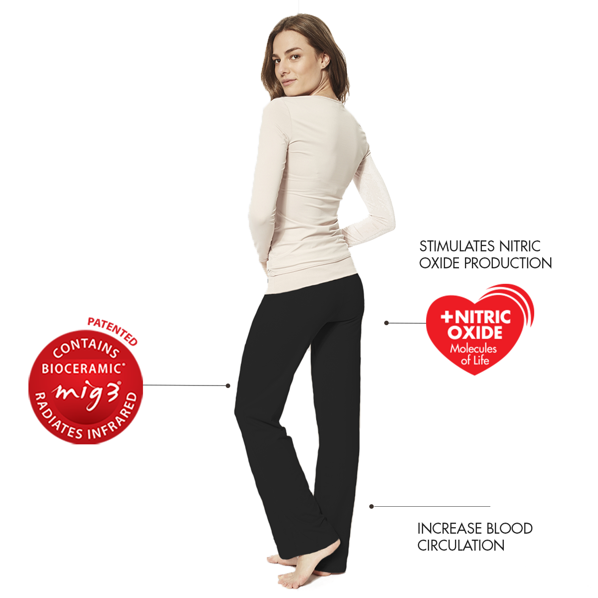 Invel Therapeutic Lounge Comfort Trousers with Bioceramic MIG3 Far-Infrared Technology - Invel North America