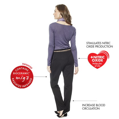 Far-Infrared Pants – Women’s “Senne” Infrared Slacks – Far-Infrared Dress Pants - Invel North America