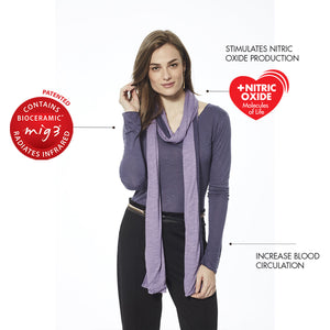 Far-Infrared Reversible Scarf – Far-Infrared Accessories – Women's Infrared Scarf - Invel North America