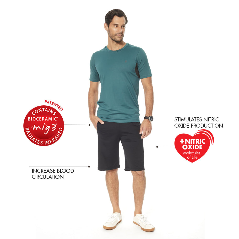 Invel® Therapeutic Recharge Men's Shorts with Bioceramic MIG3® Far-Infrared Technology - Invel North America