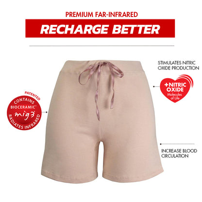 Invel® Therapeutic Recharge Sleepwear Shorts with Bioceramic MIG3® Far-Infrared Technology - Invel North America